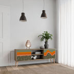 SIMPLE SOLUTIONS 2-Door TV Stand in Oak Effect