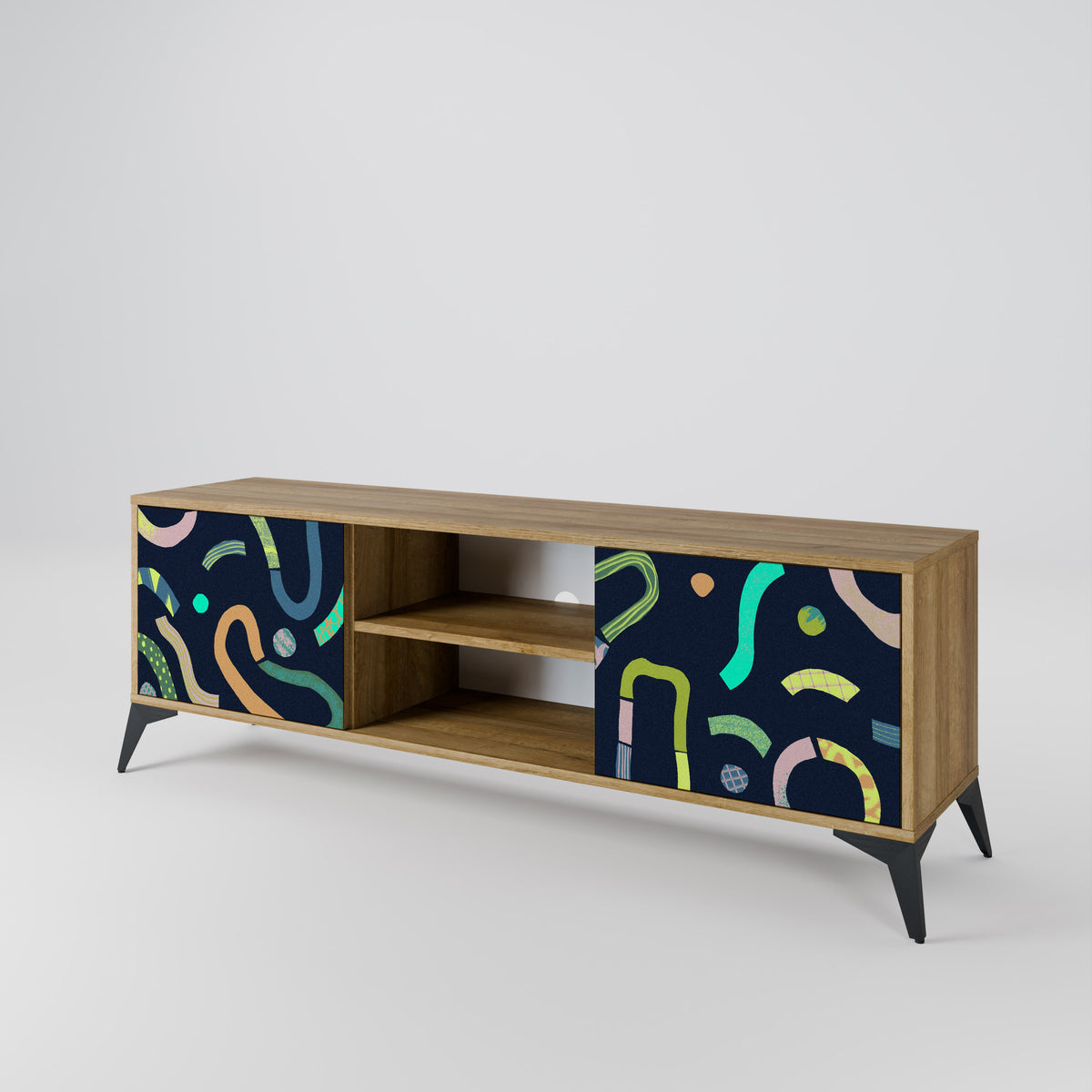 CONTRAST DANCE Mueble de TV de 2 Puertas