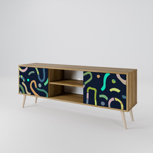 CONTRAST DANCE Mueble de TV de 2 Puertas