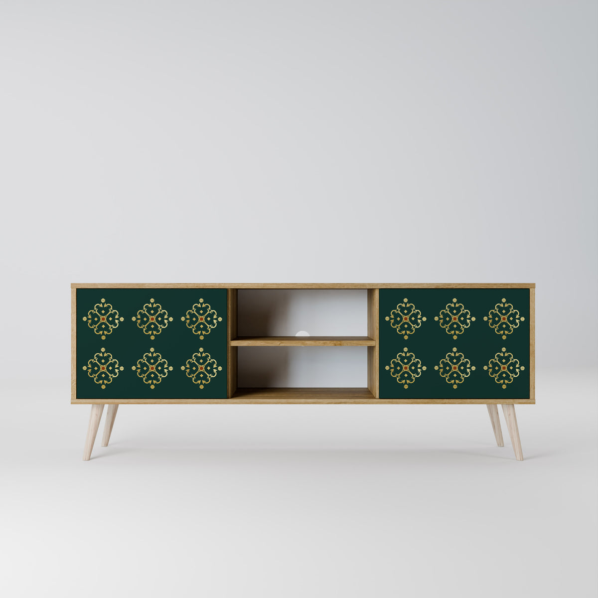 ROYAL MEDALLION Mueble de TV de 2 Puertas