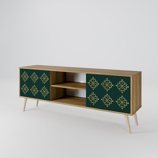 ROYAL MEDALLION Mueble de TV de 2 Puertas
