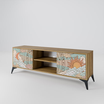 MYSTICAL STRUCTURE Mueble de TV de 2 Puertas