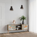 MYSTICAL STRUCTURE 2-Door TV Stand in Oak Effect