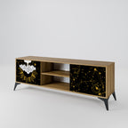 STELLAR CONSTELLATIONS 2-Door TV Stand in Oak Effect