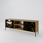 STELLAR CONSTELLATIONS 2-Door TV Stand in Oak Effect