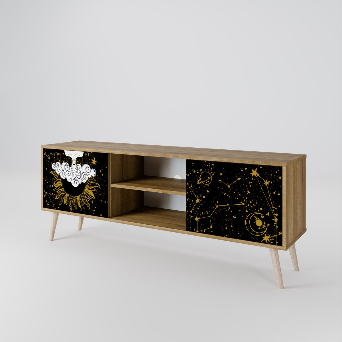 STELLAR CONSTELLATIONS Mueble de TV de 2 Puertas
