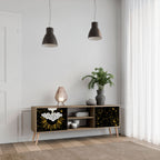 STELLAR CONSTELLATIONS 2-Door TV Stand in Oak Effect