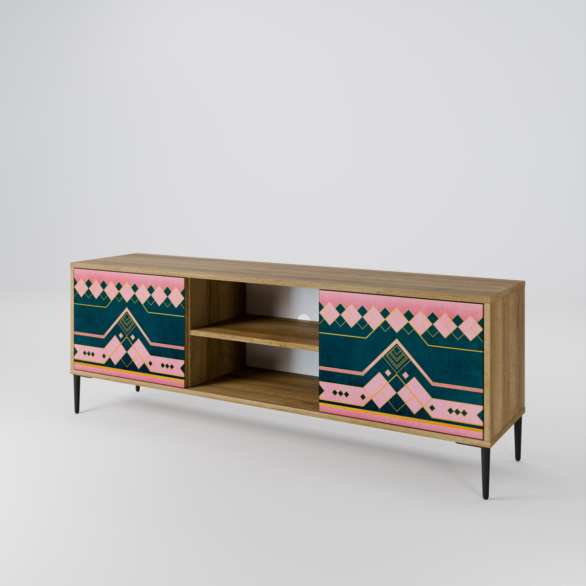 ROYAL COMPOSITION Mueble de TV de 2 Puertas