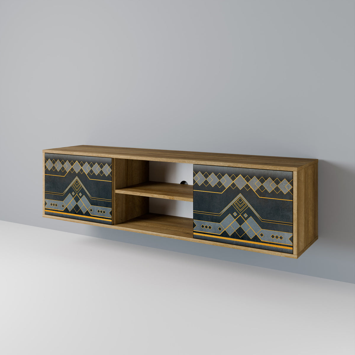ROYAL ORDINARINESS Mueble de TV de 2 Puertas