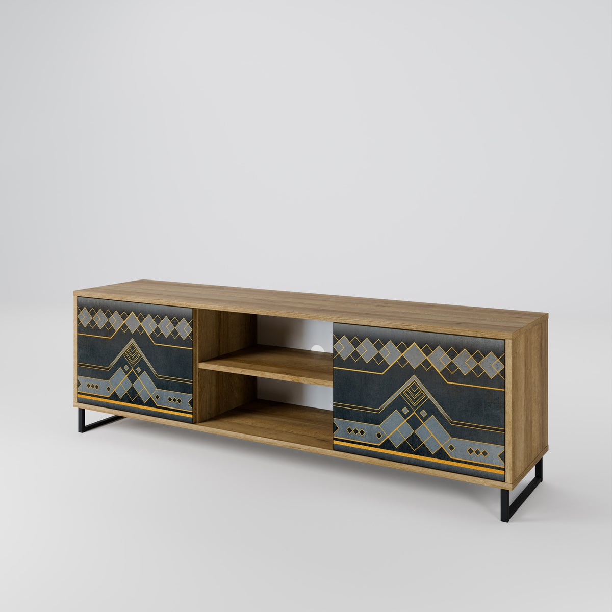 ROYAL ORDINARINESS Mueble de TV de 2 Puertas