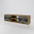 ROYAL ORDINARINESS 2-Door TV Stand in Oak Effect