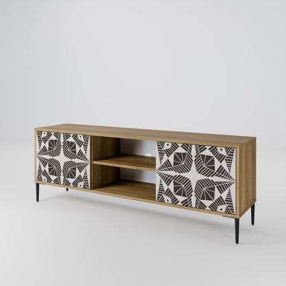 MONOCHROME NEXUS Mueble de TV de 2 Puertas