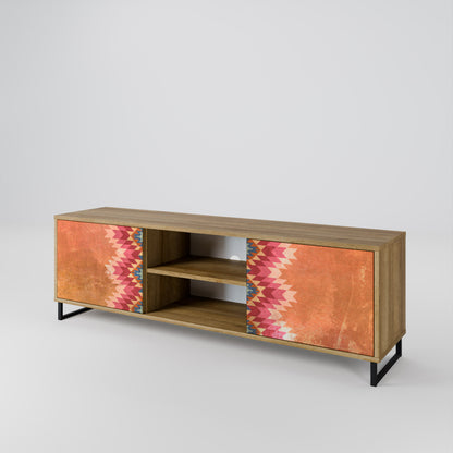 INDIAN FOLK Mueble de TV de 2 Puertas