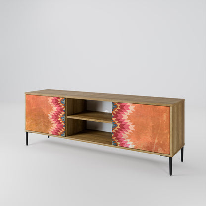INDIAN FOLK Mueble de TV de 2 Puertas