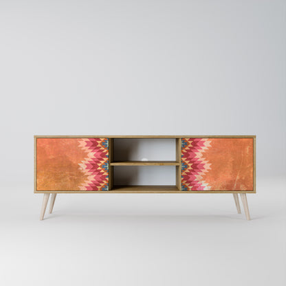INDIAN FOLK Mueble de TV de 2 Puertas