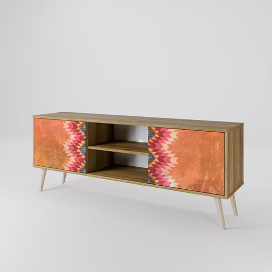 INDIAN FOLK Mueble de TV de 2 Puertas