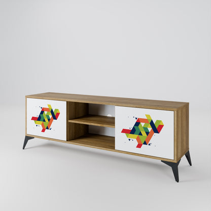 FUTURE SIGN Mueble de TV de 2 Puertas