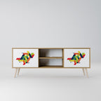 FUTURE SIGN Mueble de TV de 2 Puertas