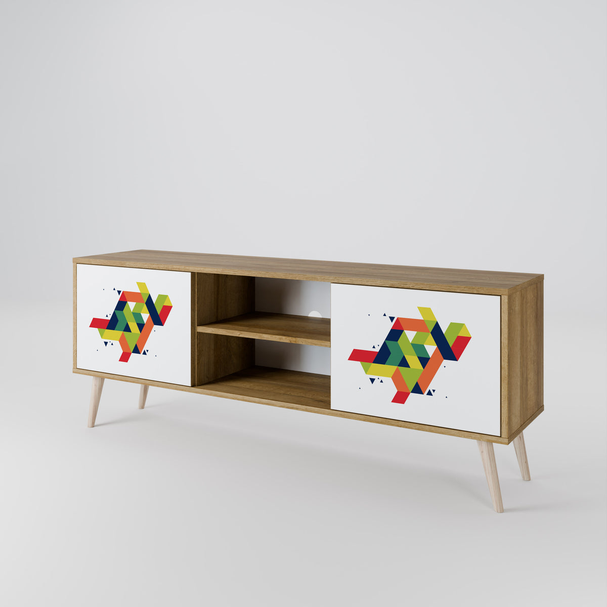 FUTURE SIGN Mueble de TV de 2 Puertas