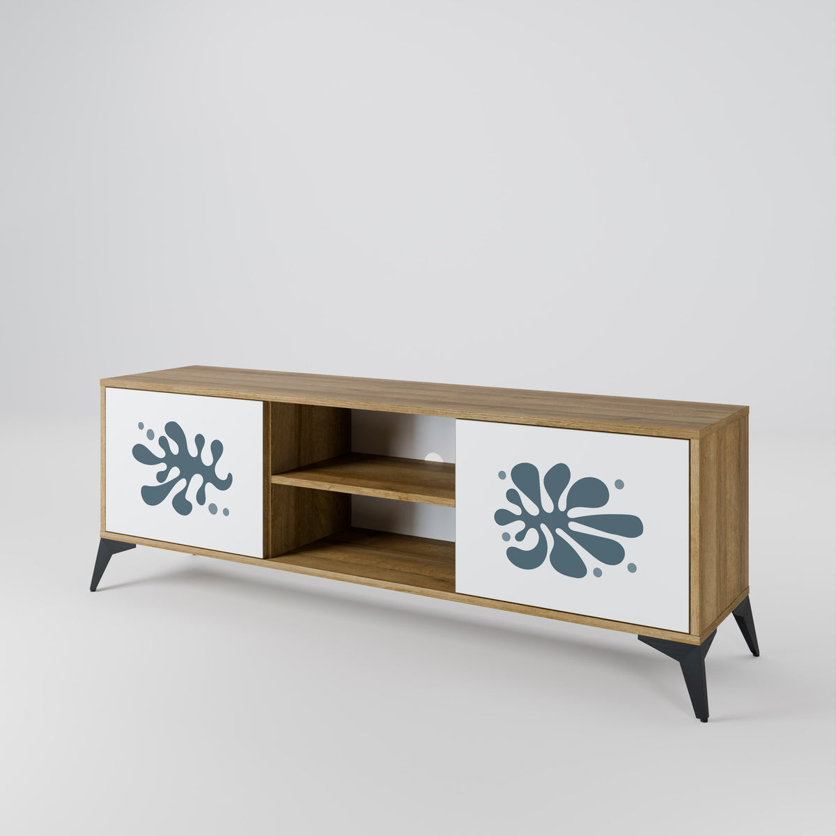 WONDERLAND VEGETATION Mueble de TV de 2 Puertas