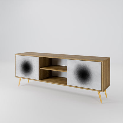 BLACK HOLE Mueble de TV de 2 Puertas