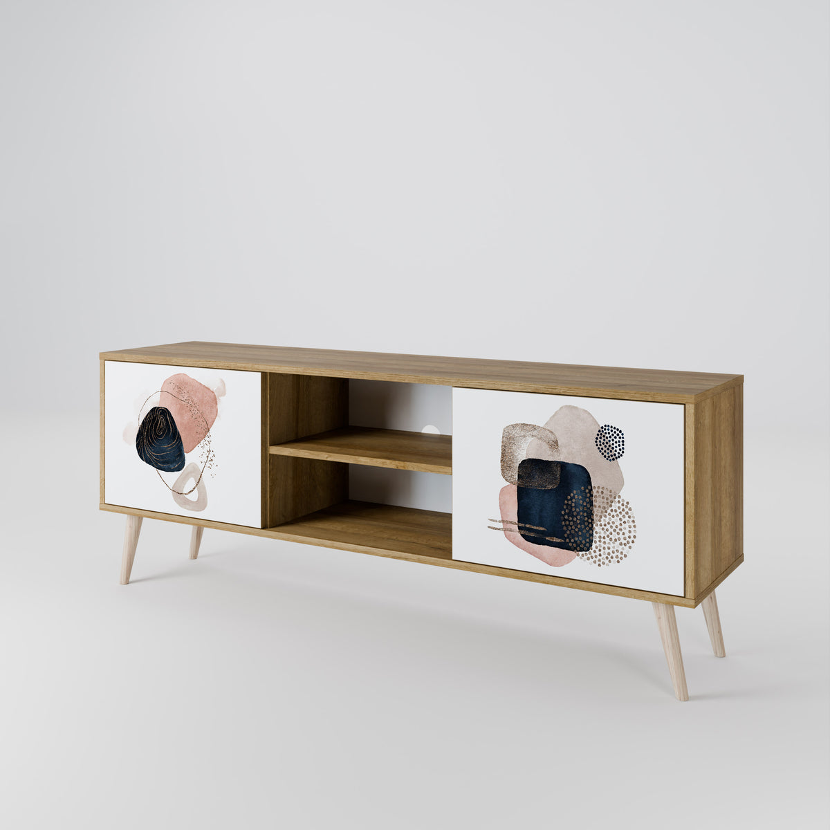 COLORFUL SHAPES Mueble de TV de 2 Puertas