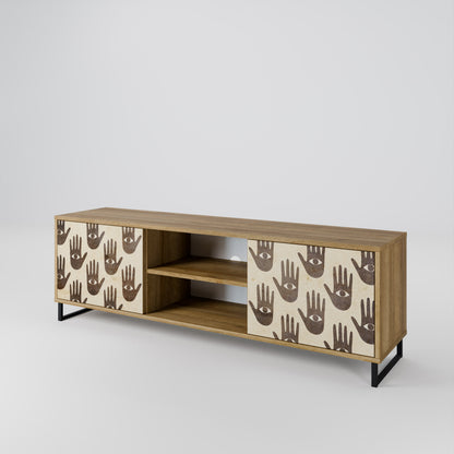 SEE MORE Mueble de TV de 2 Puertas