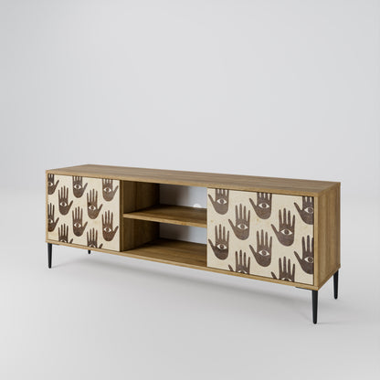 SEE MORE Mueble de TV de 2 Puertas