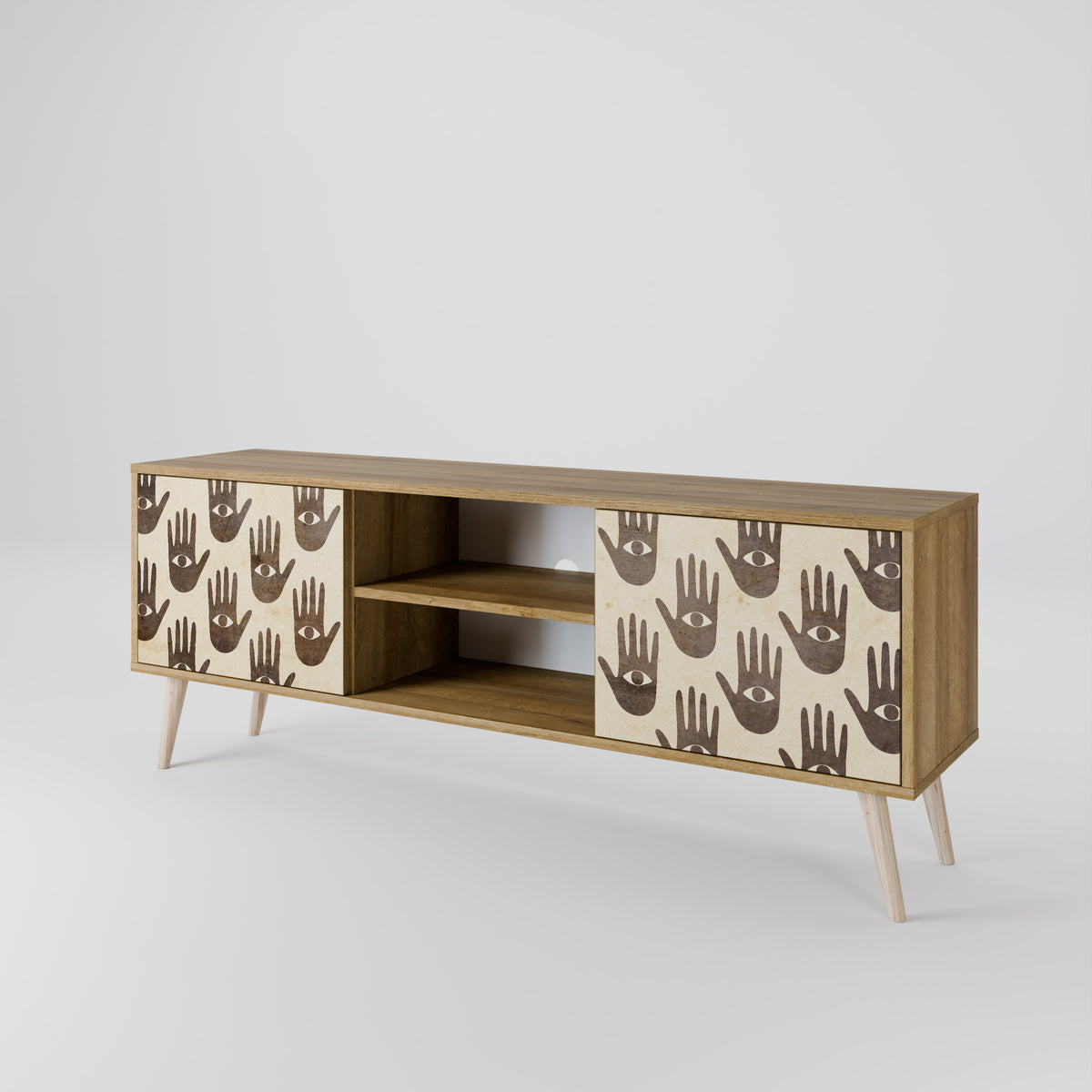 SEE MORE 2-Door TV Cabinet