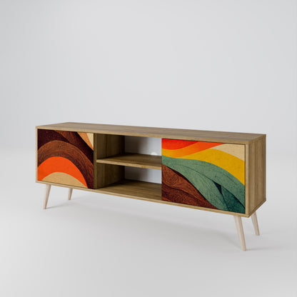 COLORFUL STRANDS Mueble de TV de 2 Puertas