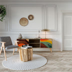 COLORFUL STRANDS Mueble de TV de 2 Puertas