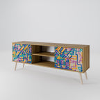 MEMORIES MAP Mueble de TV de 2 Puertas