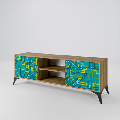 NOSTALGIC MEMORIES Mueble de TV de 2 Puertas