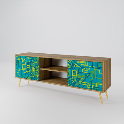 NOSTALGIC MEMORIES Mueble de TV de 2 Puertas