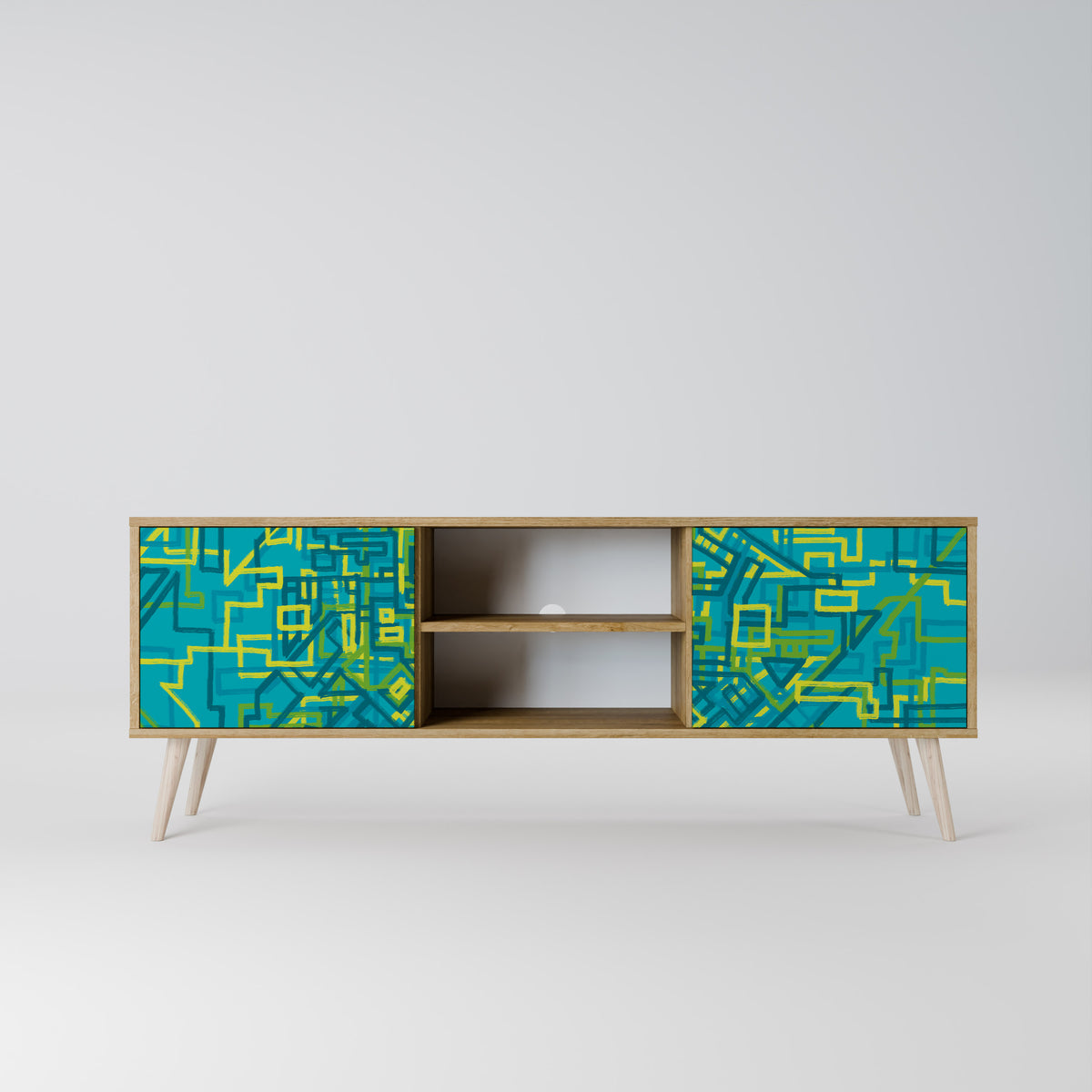 NOSTALGIC MEMORIES Mueble de TV de 2 Puertas