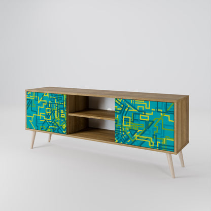 NOSTALGIC MEMORIES Mueble de TV de 2 Puertas