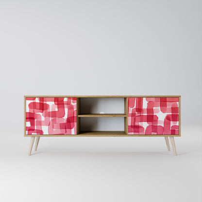 KALEIDOSCOPIC CUBISM Mueble de TV de 2 Puertas