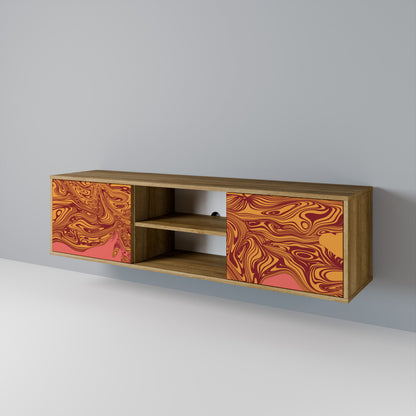 FLOATING THOUGHTS Mueble de TV de 2 Puertas