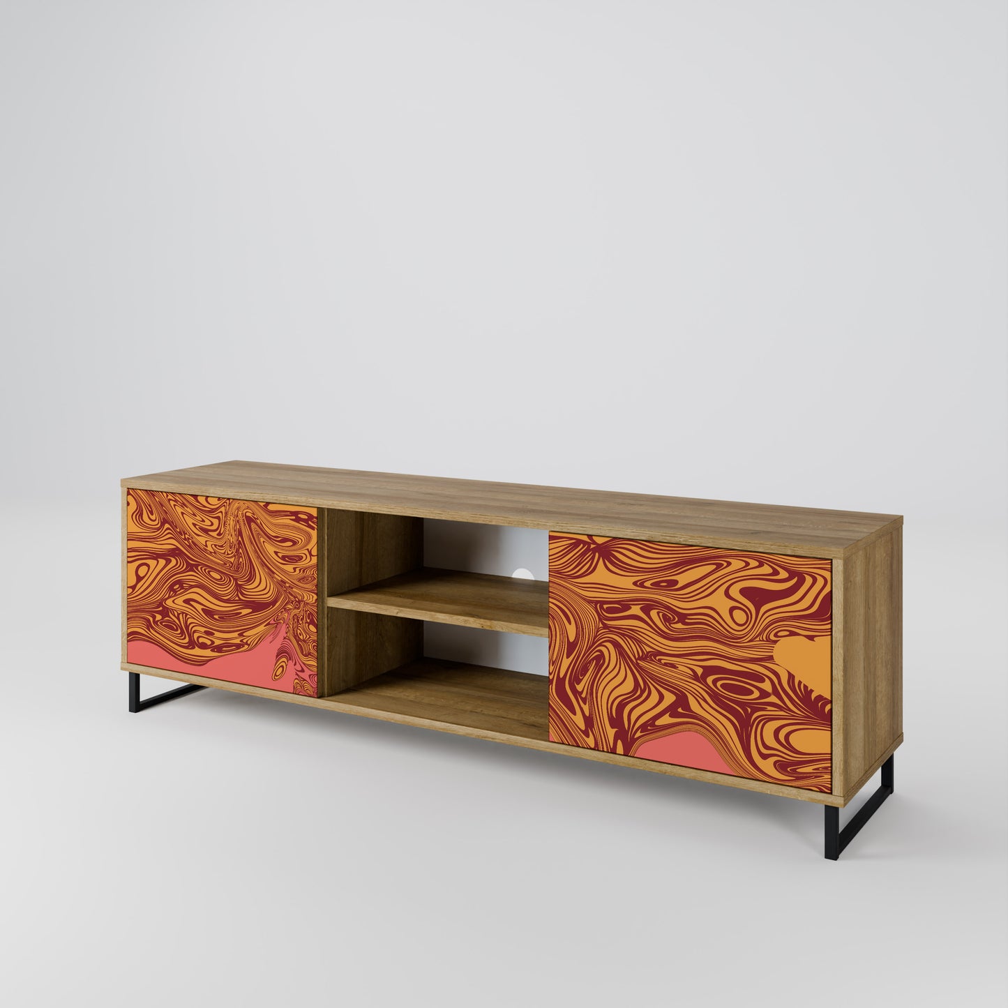 FLOATING THOUGHTS Mueble de TV de 2 Puertas