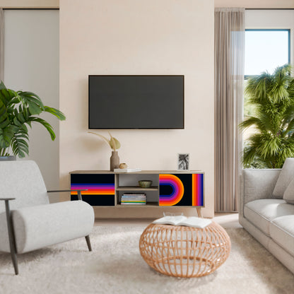 BLINDED BY THE LIGHTS Mueble de TV de 2 Puertas