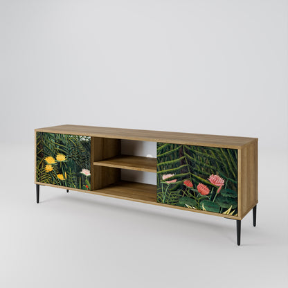 VIRGIN FOREST WITH SUNSET Mueble de TV de 2 Puertas