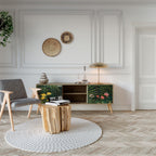 VIRGIN FOREST WITH SUNSET Mueble de TV de 2 Puertas