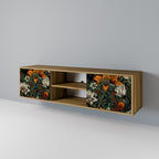 MIDNIGHT SPROUT 2-Door TV Stand in Oak Effect