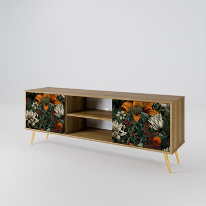 MIDNIGHT SPROUT Mueble de TV de 2 Puertas