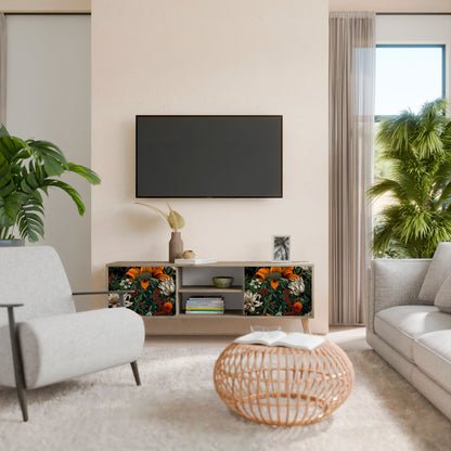 MIDNIGHT SPROUT Mueble de TV de 2 Puertas