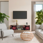 FLORAL WHISPER Mueble de TV de 2 Puertas