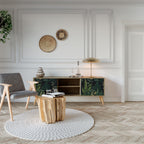 FERN FLOWERS Mueble de TV de 2 Puertas