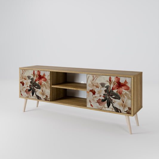 PETAL HARMONY Mueble de TV de 2 Puertas