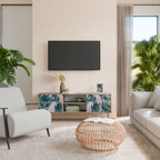 POPINJAY LOOK Mueble de TV de 2 Puertas en Efecto Roble