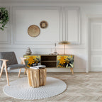 SUNKISSED LILY Mueble de TV de 2 Puertas en Efecto Roble